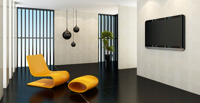 Black Living Room